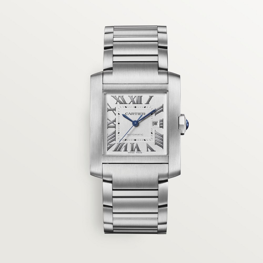 Đồng Hồ Cartier Tank Française Large Watch Nam Xám